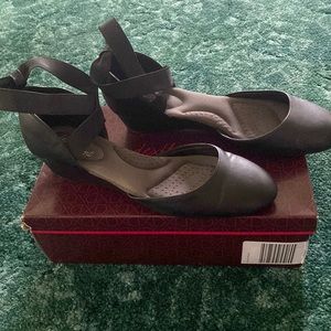 Black comfort wedges